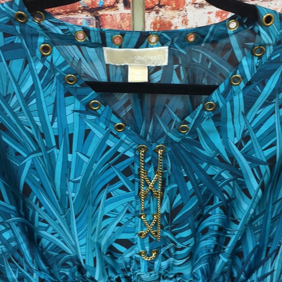 SOLD-Michael Kors Poncho Style Top -XS - Picture 2 of 8